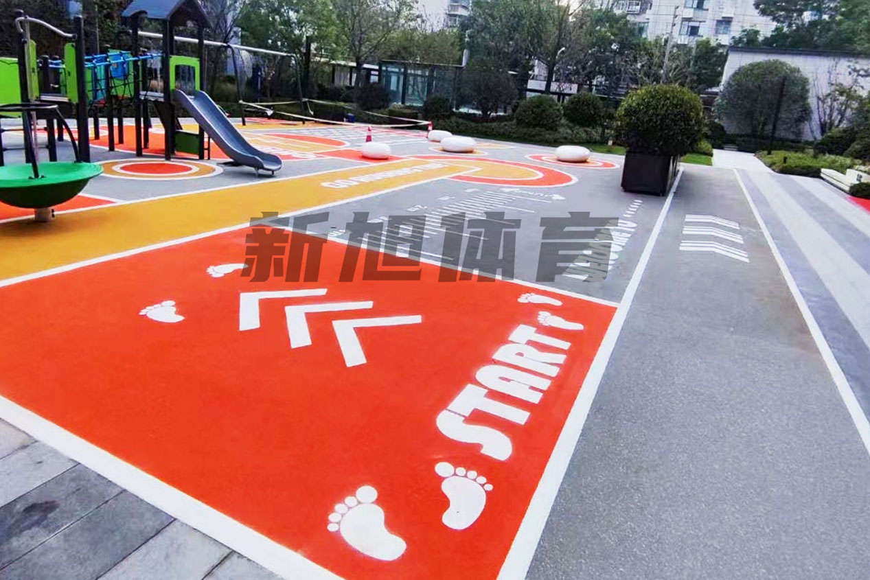 游樂(lè)園小區(qū)epdm場(chǎng)地施工