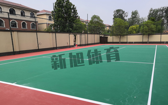 硅pu籃球場(chǎng)施工